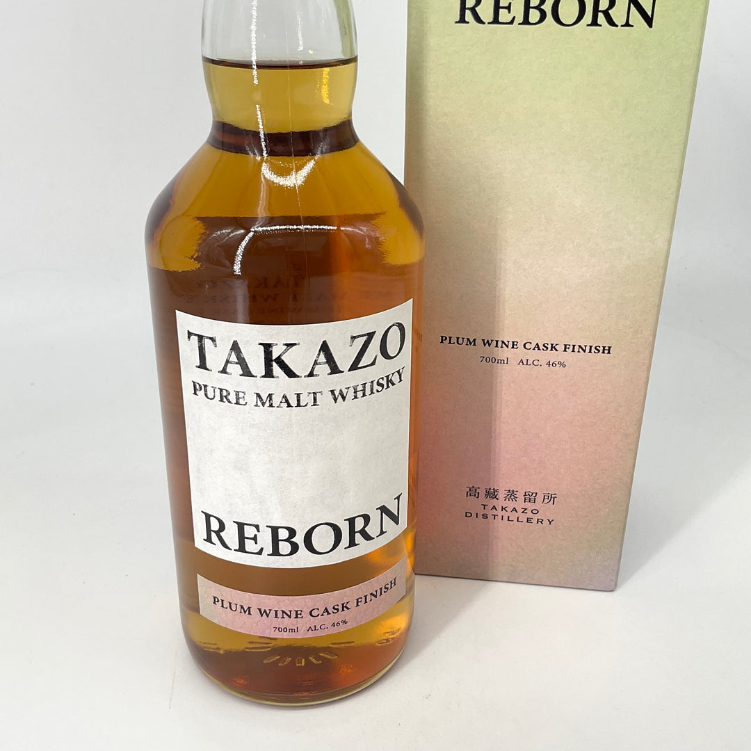 【限定品】TAKAZO REBORN 高藏蒸留所バーボンカスクウイスキー62% ウイスキー 数量限定 高藏 REBORN PLUM WINE CASK FINISH 50度