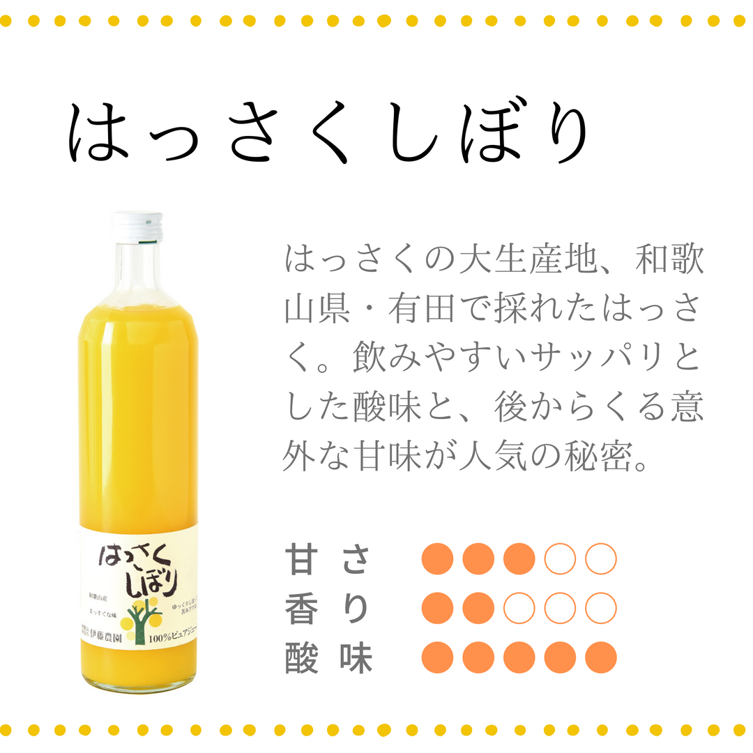 伊藤農園 和歌山産 見づらく 100％ピュアジュース きよみしぼり